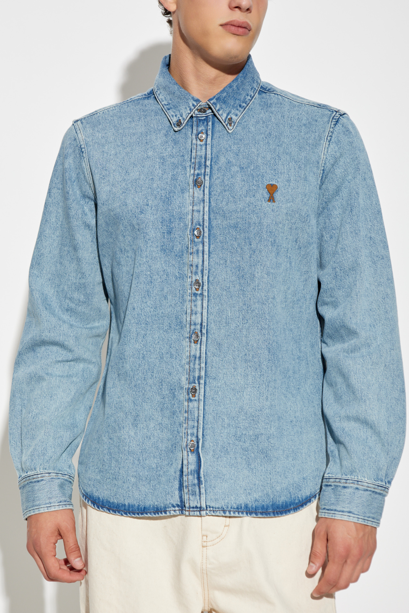 Ami Alexandre Mattiussi Denim shirt | Men's Clothing | Vitkac